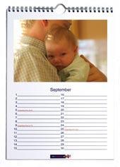 misdrijf kosten cruise A4 foto bureaukalender staand maken | Jubelkalender